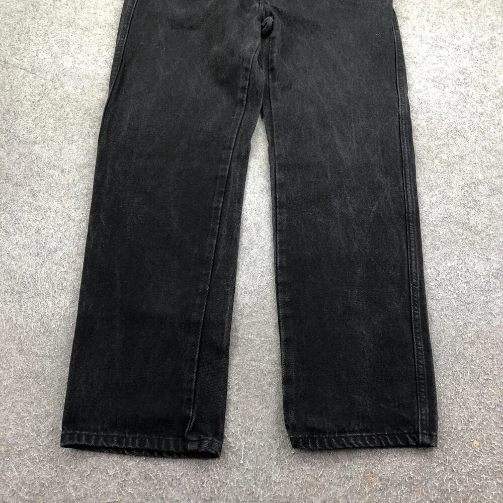 Harley-Davidson Jeans Mens 33x30 Black Charcoal Wash Regular Straight Denim